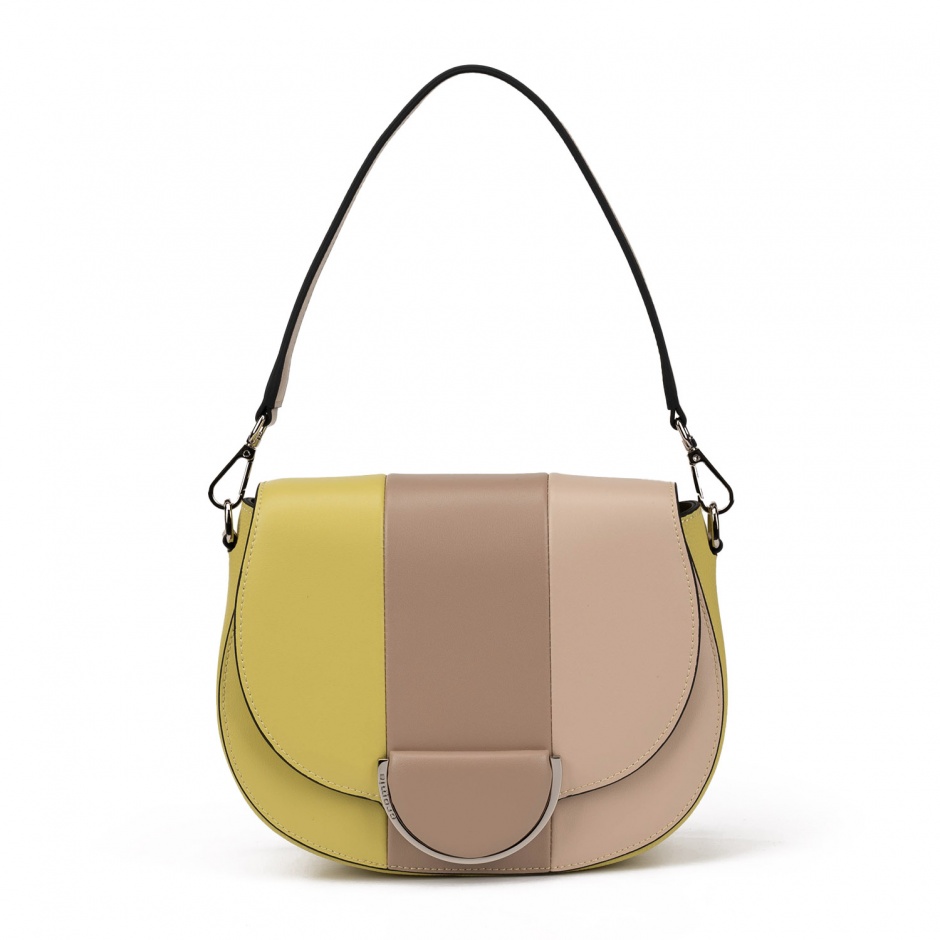 Cromia Дамска три цветна чанта - изглед 1