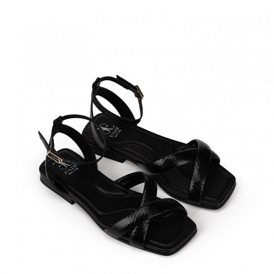 Fabi Дамски черни сандали - изглед 2
