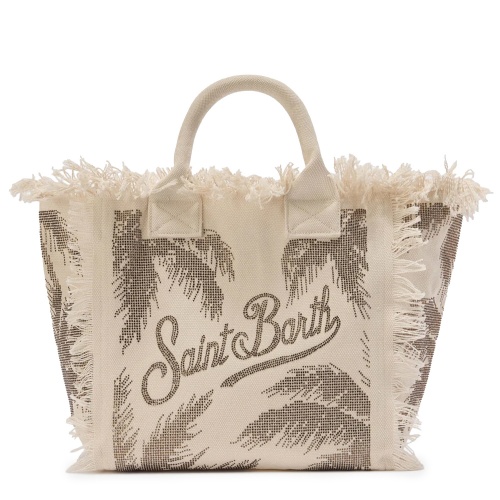 SAINT BARTH Дамска чанта с палми Vanity - Pepina SAINT BARTH Дамска чанта с палми Vanity