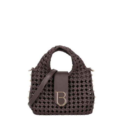 TOSCA BLU Дамска тъмнокафява чанта Sahara mini