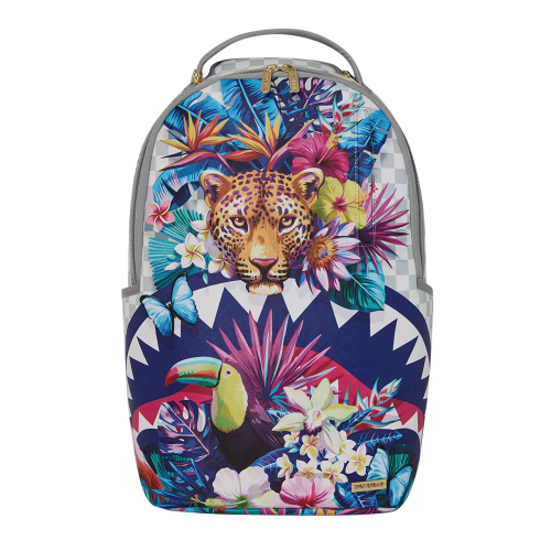 SPRAYGROUND Раница CREAM FLOWERING JUNGLE SHARK DLXSV