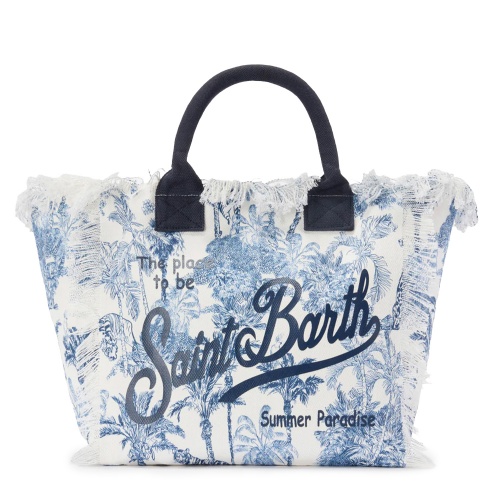 SAINT BARTH Дамска чанта Vanity Toile de Jouy - Pepina SAINT BARTH Дамска чанта Vanity Toile de Jouy