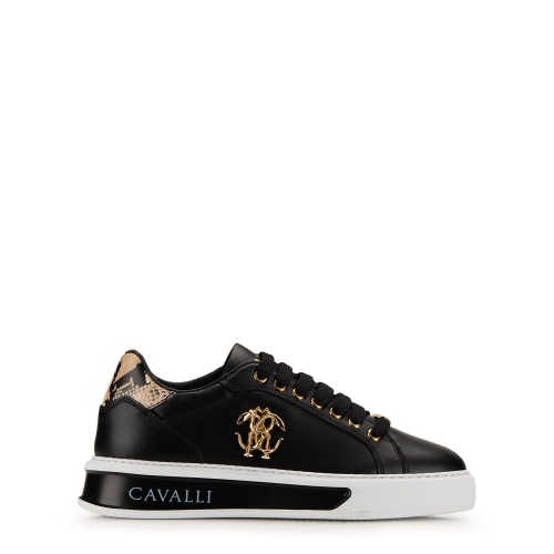 Roberto Cavalli Дамски черни спортни обувки