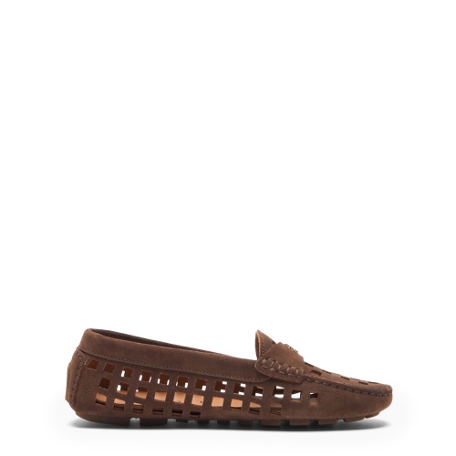 CASADEI Дамски кафяви мокасини Maxisuede
