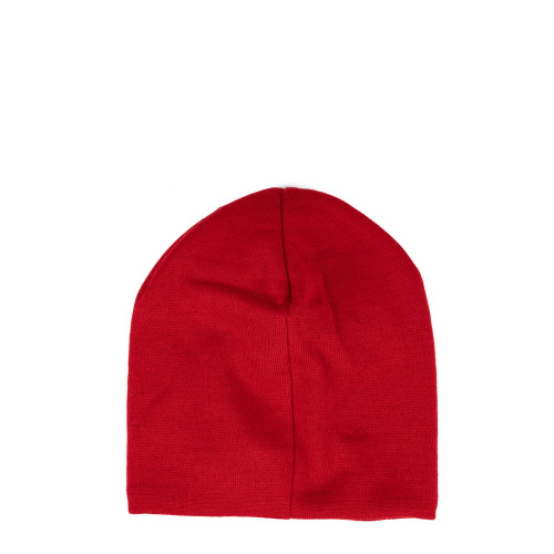 MOSCHINO Дамска червена плетена шапка