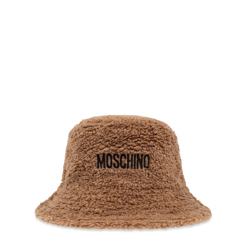 MOSCHINO1 Мека бежова шапка