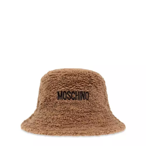 MOSCHINO1 Мека бежова шапка