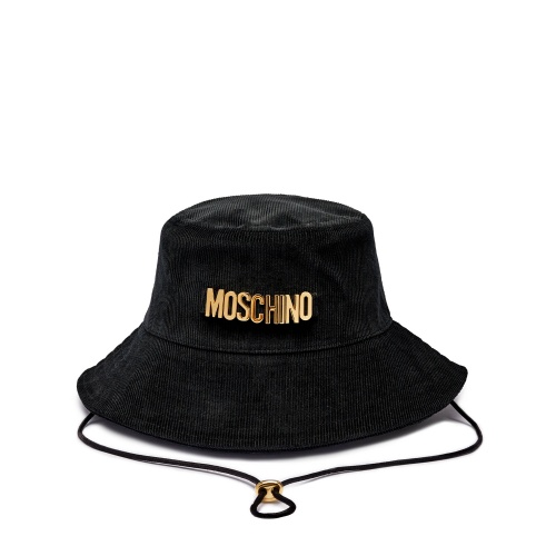 MOSCHINO Мека шапка от памук