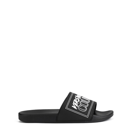 VERSACE JEANS Черни гумени джапанки - Pepina VERSACE JEANS Черни гумени джапанки