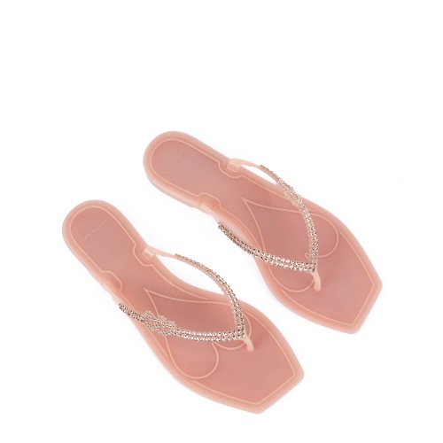 Menghi Дамски розови гумени чехли