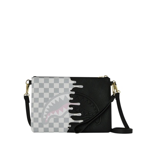 SPRAYGROUND Чанта през рамо CREAM CHECK SIDE DRIP