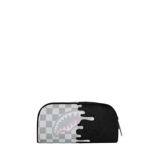 SPRAYGROUND Несесер CREAM CHECK SIDE DRIP - Pepina SPRAYGROUND Несесер CREAM CHECK SIDE DRIP