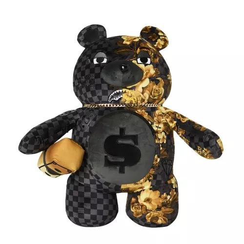 SPRAYGROUND Раница GOLD FLORAL REMIX MONEYBEAR - Pepina SPRAYGROUND Раница GOLD FLORAL REMIX MONEYBEAR