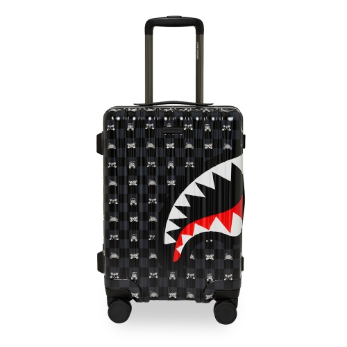 SPRAYGROUND Малък куфар GRAY PEEKING CHARACTER