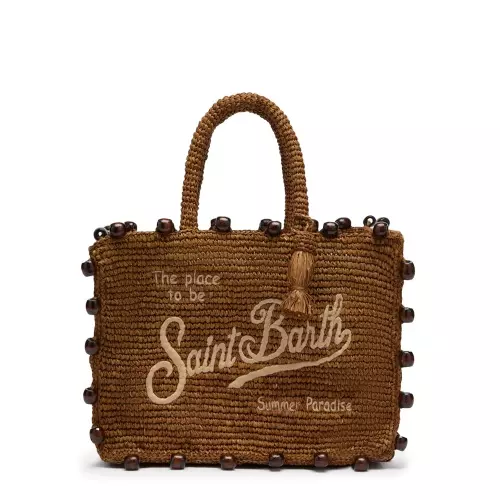 SAINT BARTH Дамска чанта рафия Colette - Pepina SAINT BARTH Дамска чанта рафия Colette