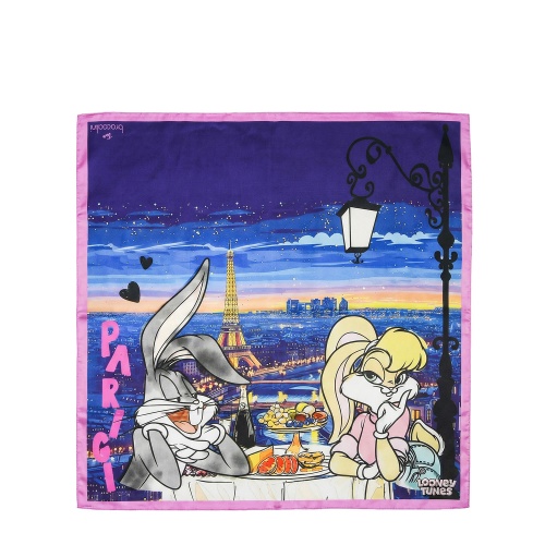BRACCIALINI Дамски цветен шал Looney Tunes