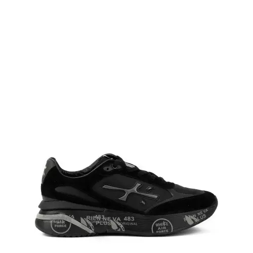 PREMIATA Мъжки черни маратонки MOERUN