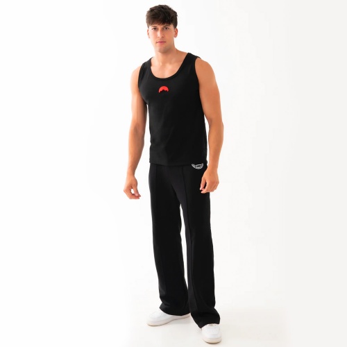 SPRAYGROUND Памучен черен потник
