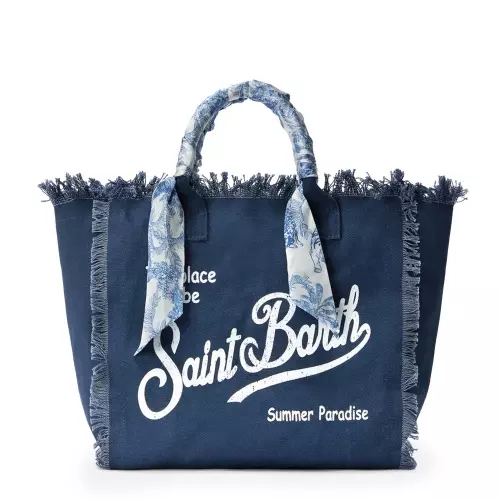 SAINT BARTH Дамска чанта с шал Vanity Тoile de Jouy - Pepina SAINT BARTH Дамска чанта с шал Vanity Тoile de Jouy
