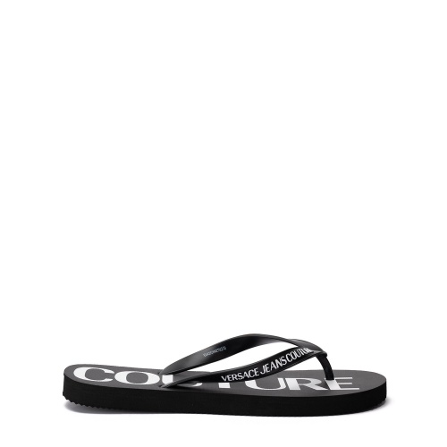 VERSACE JEANS Дамски черни чехли