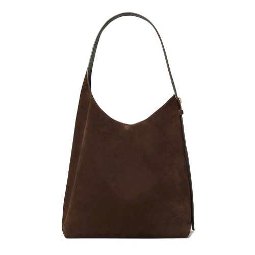 TORY BURCH Дамска кафява чанта Romy Hobo