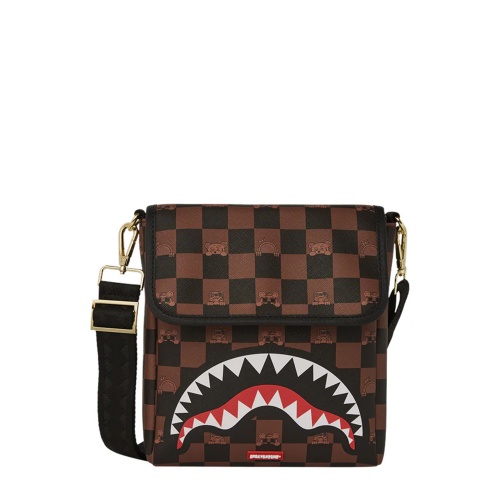 SPRAYGROUND Мъжка чанта за рамо PEEKING CHARACTER CHECK - Pepina SPRAYGROUND Мъжка чанта за рамо PEEKING CHARACTER CHECK