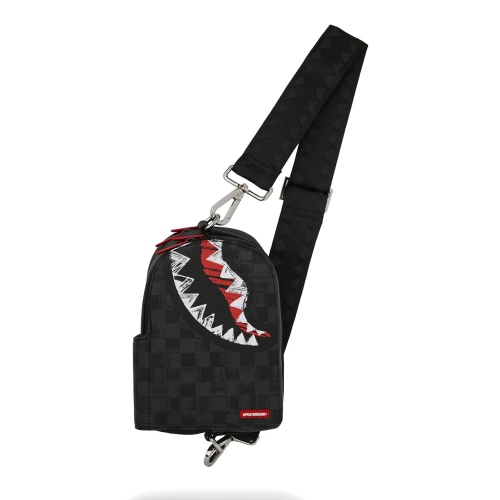SPRAYGROUND Чанта през рамо SCRIBBLE SHARK