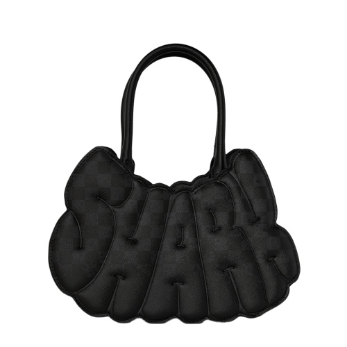 SPRAYGROUND Черна чанта SPRITZ SHARK BUBBLE