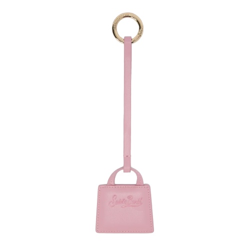 SAINT BARTH Ключодържател Pink leather bag