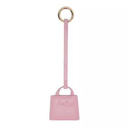 SAINT BARTH Ключодържател Pink leather bag