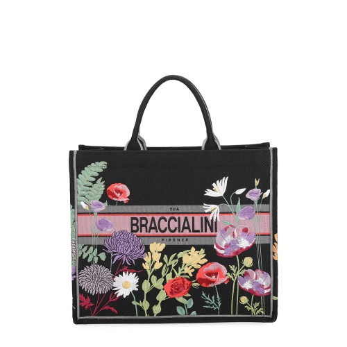 BRACCIALINI Дамска чанта с бродерия Queen Floral