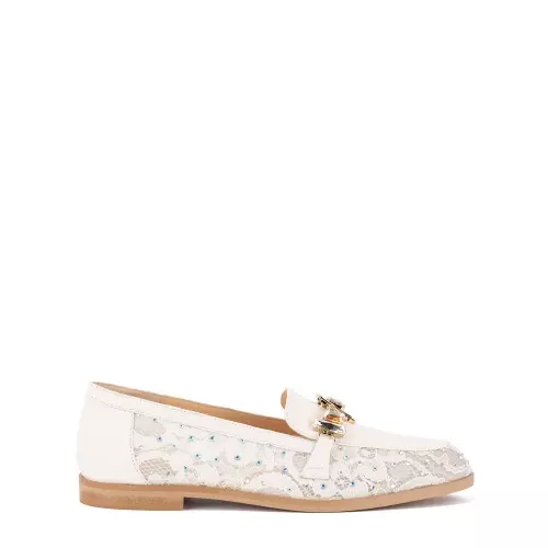 MARINO FABIANI Дамски бели мокасини - Pepina MARINO FABIANI Дамски бели мокасини