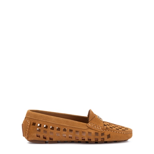 CASADEI Дамски кафяви мокасини Maxisuede
