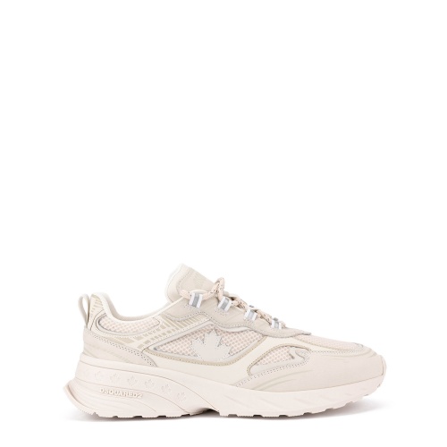 DSQUARED2 Мъжки бели сникърси Sprinter
