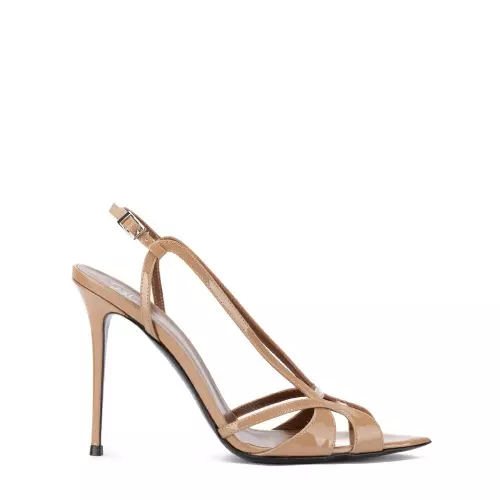 GIUSEPPE ZANOTTI Дамски бежови сандали лак
