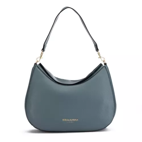 ERMANNO FIRENZE Дамска синя чанта Hobo Tiffany Large - Pepina ERMANNO FIRENZE Дамска синя чанта Hobo Tiffany Large