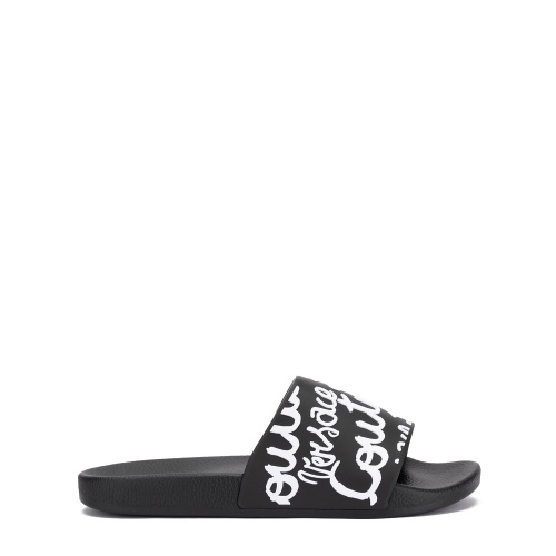 VERSACE JEANS Дамски черни чехли