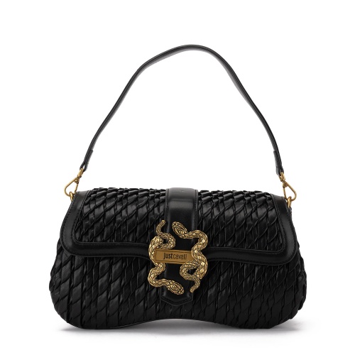 JUST CAVALLI Дамска черна чанта