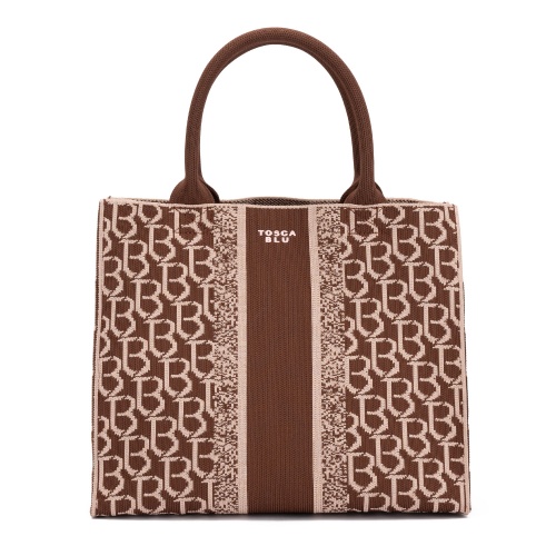 TOSCA BLU Дамска кафява чанта Saint Tropez