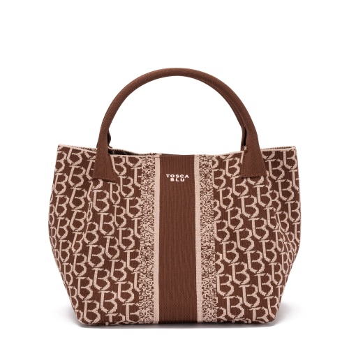 TOSCA BLU Дамска кафява чанта Saint Tropez M