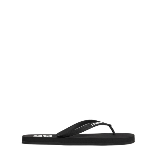 DSQUARED2 Мъжки черни джапанки D2 Upside Down