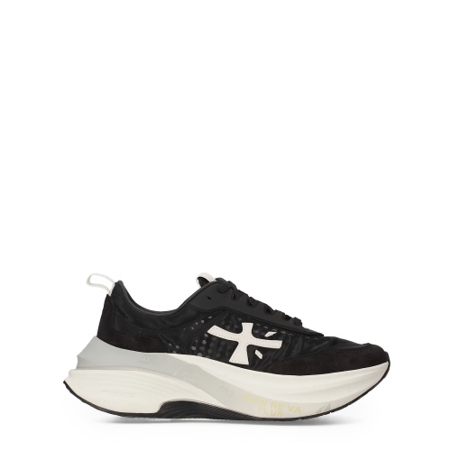 PREMIATA Дамски черни маратонки HILL