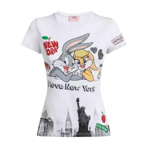 BRACCIALINI Дамска бяла тениска T-shirt lt
