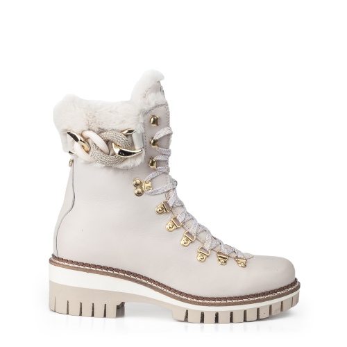 NEW ITALIA SHOES Дамски бели боти с вълна Аnna - Pepina NEW ITALIA SHOES Дамски бели боти с вълна Аnna