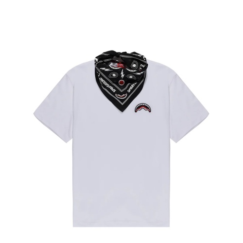 SPRAYGROUND Мъжка бяла тениска с бандана