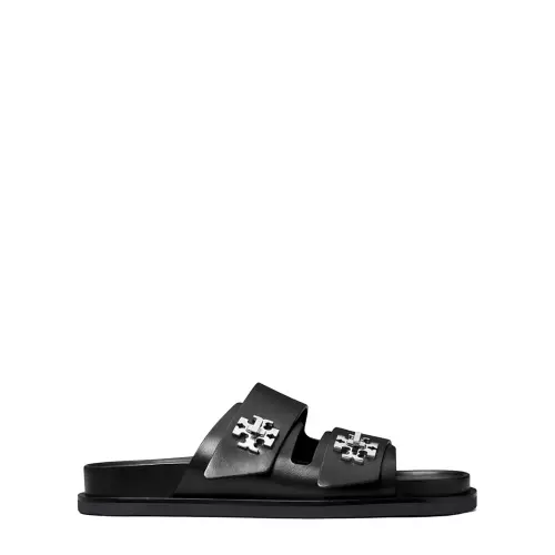 TORY BURCH Дамски кожени чехли TURNLOCK SPORT