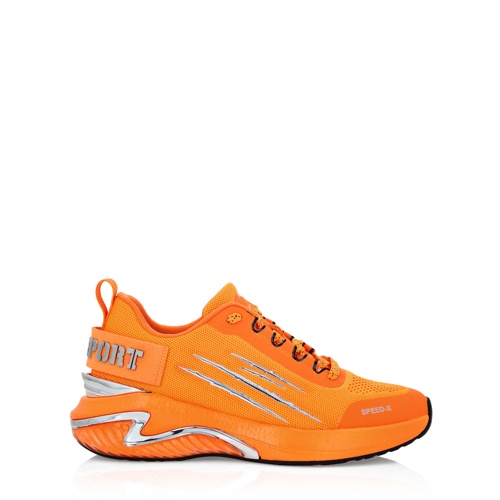 PLEIN SPORT Мъжки оранжеви маратонки Speed-X