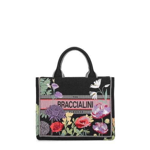 BRACCIALINI Дамска чанта с бродерия Queen Floral