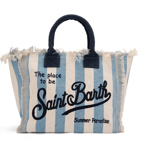 SAINT BARTH Плажна чанта райе Vanity