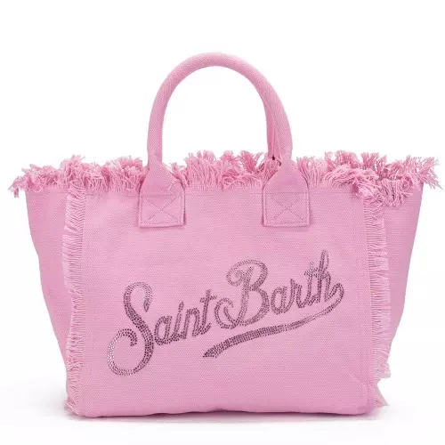 SAINT BARTH Розова плажна чанта Vanity - Pepina SAINT BARTH Розова плажна чанта Vanity